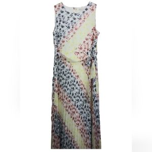 NWOT Cato Women Maxi Dress Accordion Sleeveless Multi color floral Size …